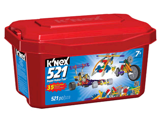 K’NEX 521 Piece Value Tub $10 (Save 50%!)