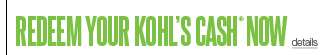 Redeem Your Kohl’s Cash! (Clearance and Codes!)