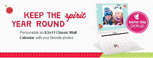 Same Day Pick Up BOGO Free Photo Calendars at Walgreens (Last Chance!)