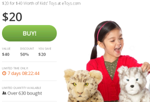 eToys.com Deal of the Day   Groupon