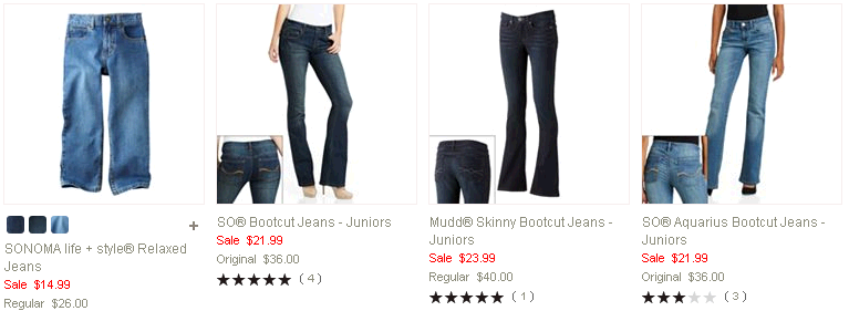 Great Deals on Jeans For the Family!
