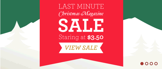 last minute magazine sale