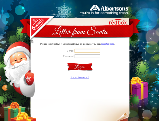 Free Letter From Santa With a Free Redbox Code