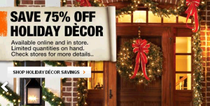 Home Depot Christmas Clearance