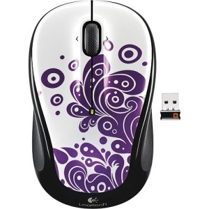 Logitech wireless mouse purple