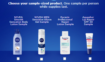 FREE Nivea, Eucerin, or Aquaphor Sample (And Coupons for a Cause!)