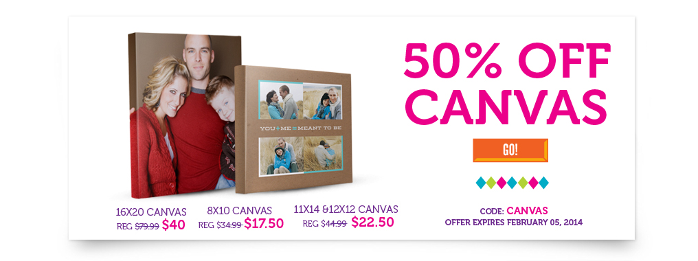 50% Off York Photo Canvases!