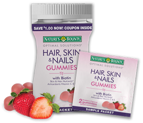 Free Nature’s Bounty Hair, Skin & Nails Gummies Sample!