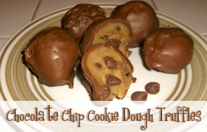 Chocolate Chip Cookie Dough Truffles