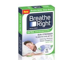 FREEbie Alert:  2 Free Samples of Breathe Right Extra Clear Sample