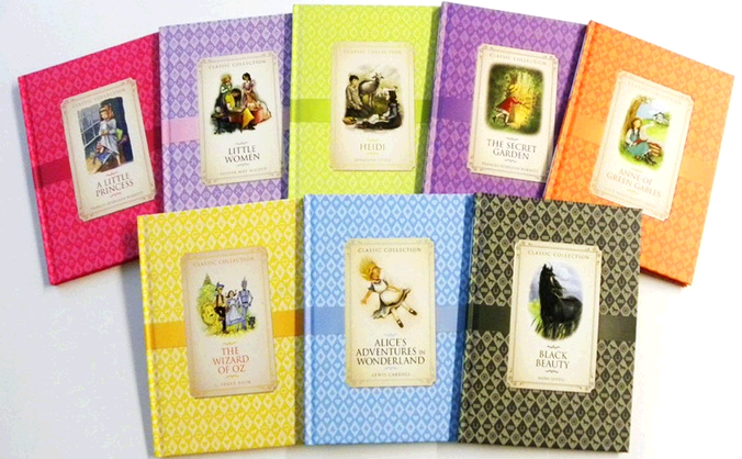 Bundle of 8 Classic Girls’ Fiction Books Just $18.99