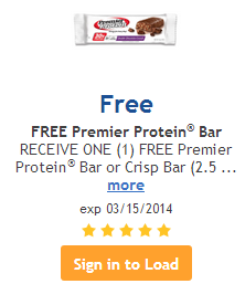 kroger free premium protein bar