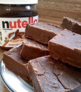 Nutella Fudge With Brown Sugar