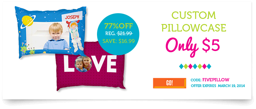 Custom Photo Pillowcase Just $5! (New Customers only)