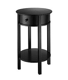 black round accent table