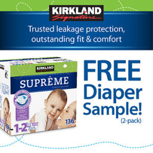 kirkland diaper sample