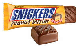 Snickers PB Squared: $.25 at Tops Markets and $.30 at Walmart