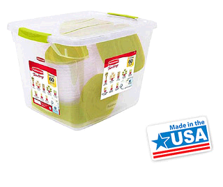 Rubbermaid 60-Piece Plastic TakeAlongs Set Just $19.88!! (Orig $65!)