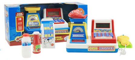 Supermarket Playset With Register, Food, Money, and More Just $12.95!