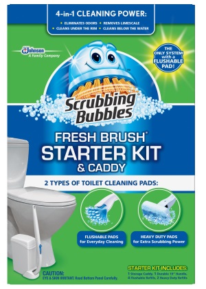 Scrubbing Bubbles Fresh Brush and Caddy Review and Giveaway – Win One For Yourself and $50!