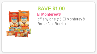 FREE El Monterey Breakfast Burritos With Hidden Coupon