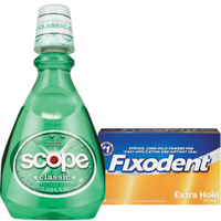 scope and fixodent