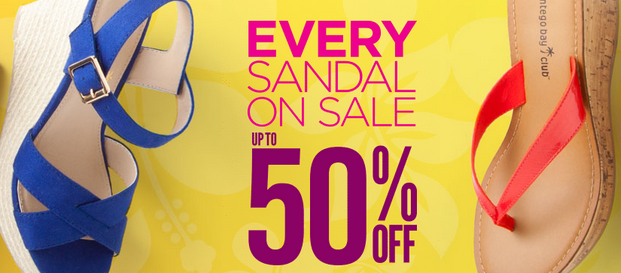 HUGE Sandal Sale at Payless – Up to 50% Off!