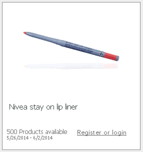 Possible FREE Nivea Lip Liner to Test!