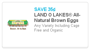 Coupon for Land O Lakes Brown Eggs!