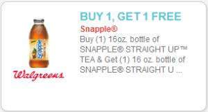 BOGO Snapple Coupon