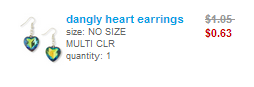 Dangly Heart Earrings