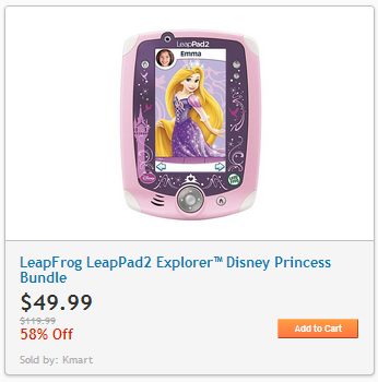 LeapFrog  LeapPad2 Explorer™ Disney Princess Bundle – $49.99!