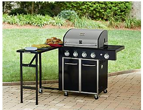 Kenmore 4-burner Grill With Folding Table – $299.99!