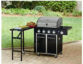 Kenmore 4 Burner Grill With Table