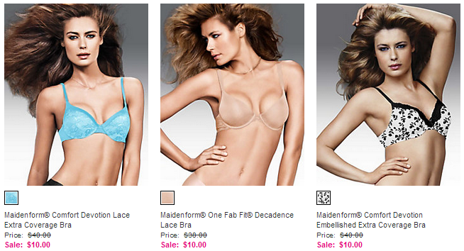 $10 Bra Clearance From Maidenform!