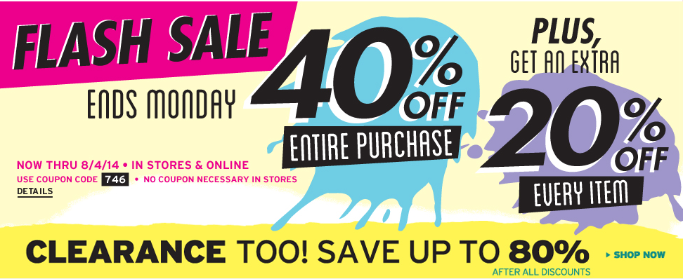 Up to 80% off Clothes at Justice!