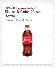 50% Off Coke at Target | Today Only!