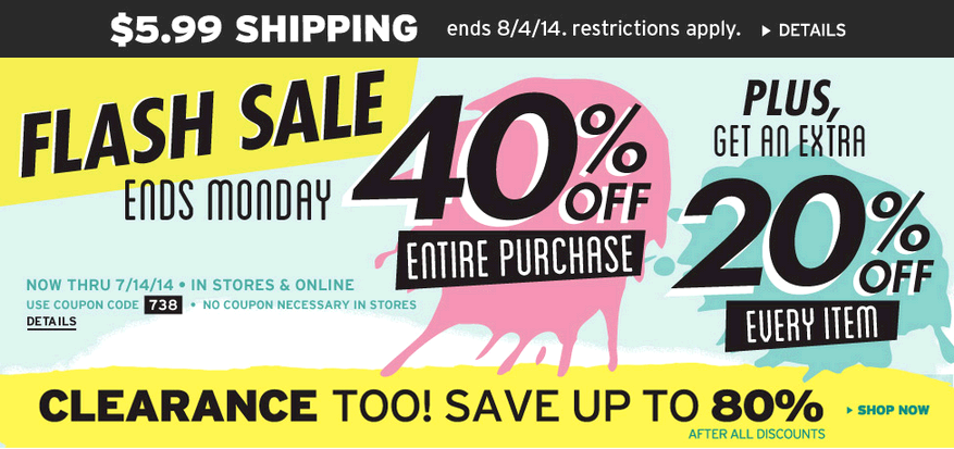 40% Off Sitewide + 20% Off Every Item at Justice! (Includes Clearance!)