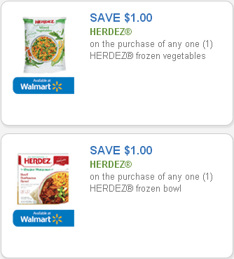 Two New Coupons for Herdez Frozen Veggies and Bowls!