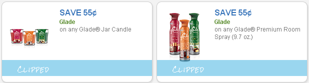 9 New Glade Coupons!