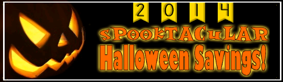 Halloween Savings Logo 2014 Squat Two Airblown Halloween Inflatable Yard Decorations Just $20!