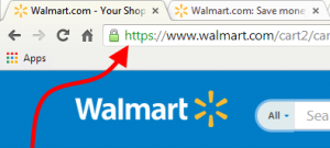 Walmart Shopping Cart HTTPS