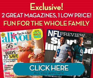 ALL You and Sports Illustrated Magazine Subscriptions—Only $20!