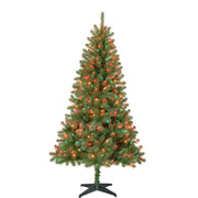 $39 6.5′ Pre-Lit Christmas Trees!