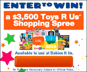 $3,500 Toys R Us Shopping Spree!