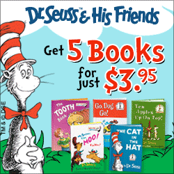 FIVE Dr. Seuss Books Just $3.95 Plus a FREE Activity Book! FIVE Dr. Seuss Books Just $3.95 Plus a FREE Activity Book!