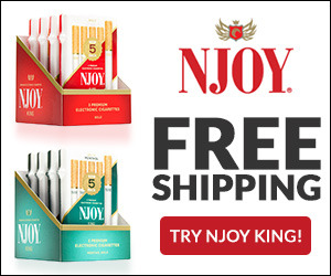 FREE Njoy eCig Sample – Just Pay $2.99 Shipping!