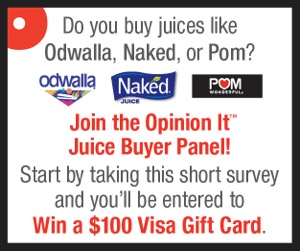 Take a Survey About Juice and Enter to Win a $100 Gift Card!
