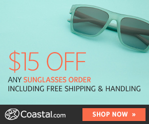 $15 Off First Coastal Contacts Order + FREE Shipping!