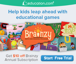 FREE 7 Day Trial of Brainzy From Education.com!